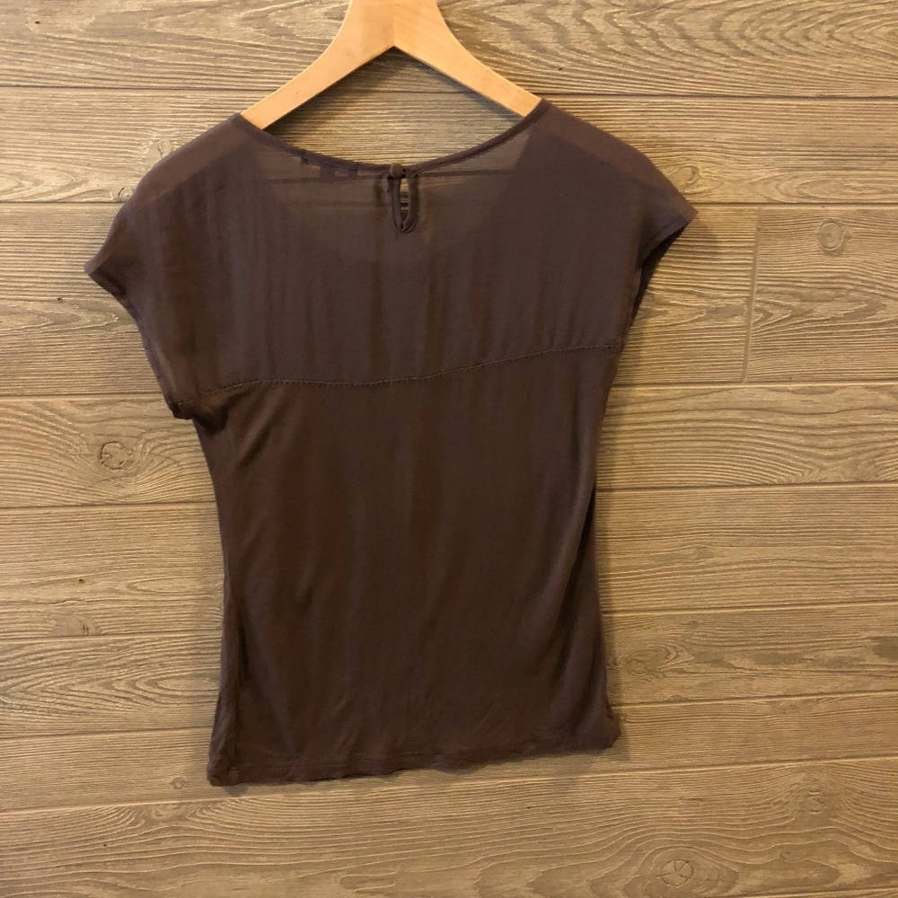 Gap Sheer Basic Blouse - Picture 3 of 3